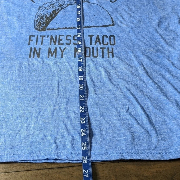 "I'm into fitness taco in my mouth" T shirt humor funny, 2XL, XXL - Picture 4 of 5